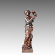 Grande statue Jeune Bacchus Bronze Sculpture, Pradier Tpls-006